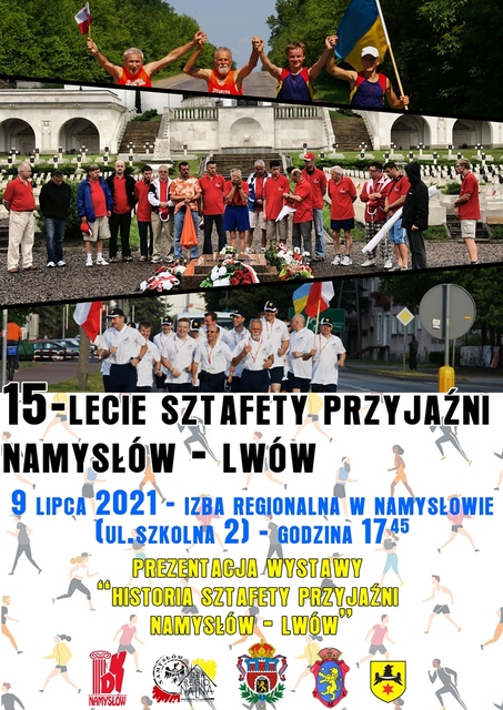 15-lecie sztafety przyjaźni Namysłów - Lwów